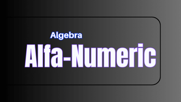Alfa Numeric
