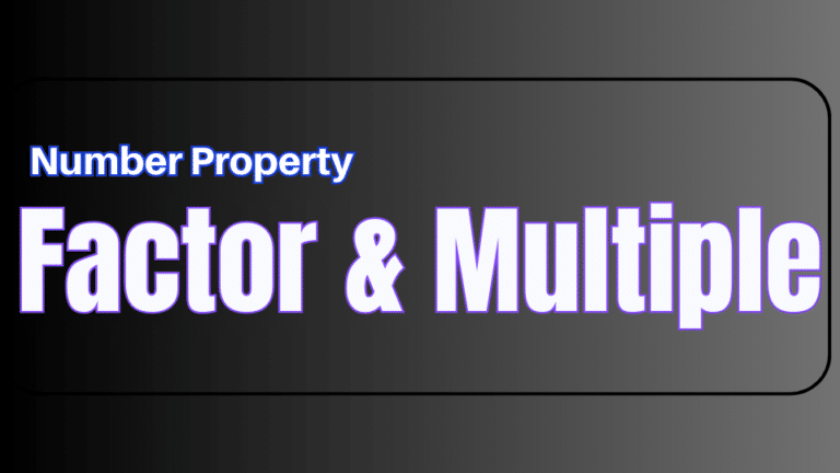 Factor and Multiple