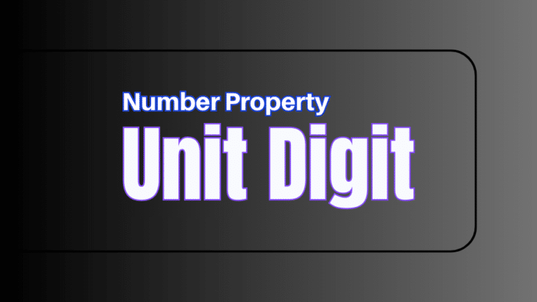 Unit Digit