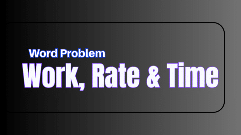Work Rate and Time